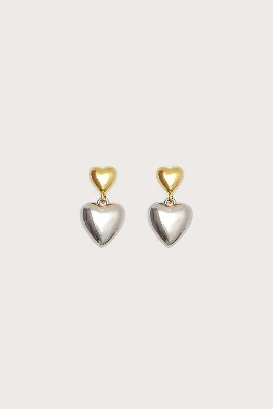 Heart Charm Earrings