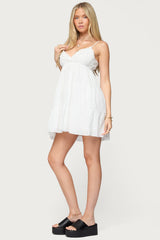 Bianca Ruffle Tiered Babydoll Dress
