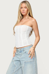 Reed Sheer Mesh Corset