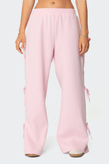 Claudette Baggy Ribbon Sweatpants