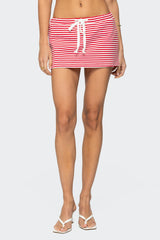 Psalm Striped Mini Skort