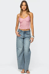 Aryah Ruffled Tank Top