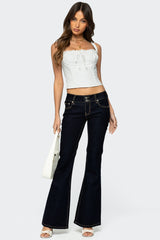 Tilda Low Rise Flared Jeans