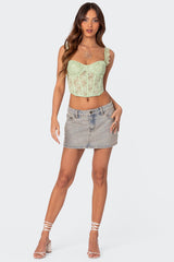 Amaya Sheer Lace Corset