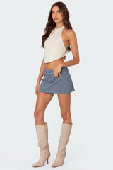 Raine Curved Halter Top