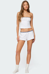 Stefi Floral Contrast Shorts