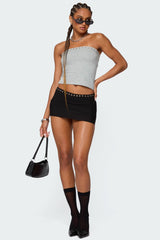 Jaxie Grommet Mini Skort