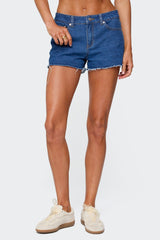 Birdy Low Rise Denim Shorts