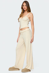 Posy Ruffle Pointelle Pants