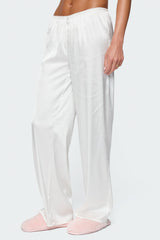 Izabella Satin Effect Pants