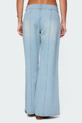 Charlie Panel Stitch Low Rise Jeans