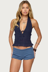 Larissa Scrunch Halter Top