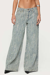 Blaze Distressed Low Rise Jeans
