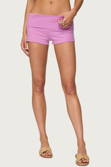 Fleur Fold Over Shorts