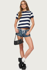 Valetta Oversized Striped T Shirt