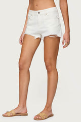 Fern Mid Rise Denim Shorts