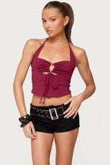 Ayana Layered Bandeau Halter Top