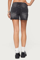 Scottie Low Rise Denim Shorts