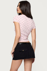 Lorenzo Polka Dot T Shirt