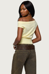 Michaela Off Shoulder Knit Top