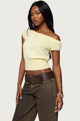 Michaela Off Shoulder Knit Top
