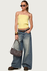 Philipa Strapless Knit Top