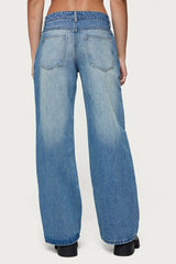 Magda Low Rise Acid Wash Jeans