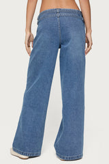 Livia Double Belt Low Rise Jeans