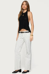 Romily Polka Dot Low Rise Jeans