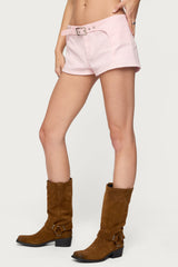 Vicco Belt Detail Shorts