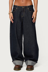Kella Extra Oversized Low Rise Jeans