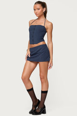 Winsley Gingham Mini Skort