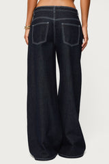 Karah Belt Low Rise Jeans