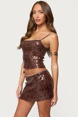 Kaylee Sequin Tank Top