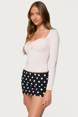 Orla Peekaboo Lace Cupped Top