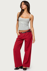 Rhoda Contrast Polka Dot Tank Top