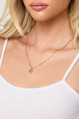 Button Charm Necklace