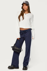 Baker Contrast Striped Sweatpants