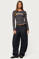 Essential Edikted Ribbed T Shirt