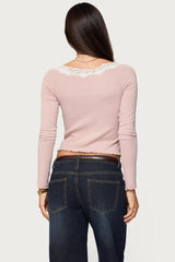 Emmery Lacey Boat Neck Top