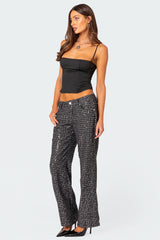 Nyah Sequin Loose Fit Jeans