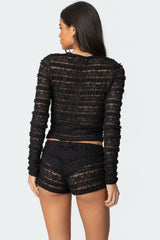 Maisley Sheer Lace Top