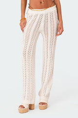 Hazel Crochet Pants