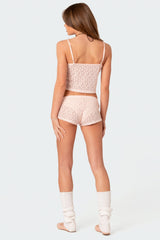 Starstruck Sheer Low Rise Micro Shorts