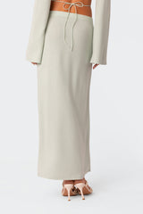 Celeste Low Rise Strap Maxi Skirt