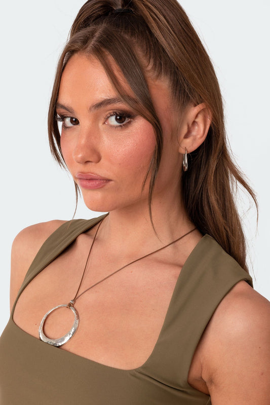 Lasso Pendant Cord Necklace