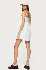 Winifred Eyelet Babydoll Mini Dress