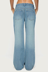 Raelynn Washed Low Rise Jeans