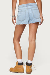 Milla Low Rise Denim Shorts