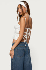 Adler Tiered Backless Top